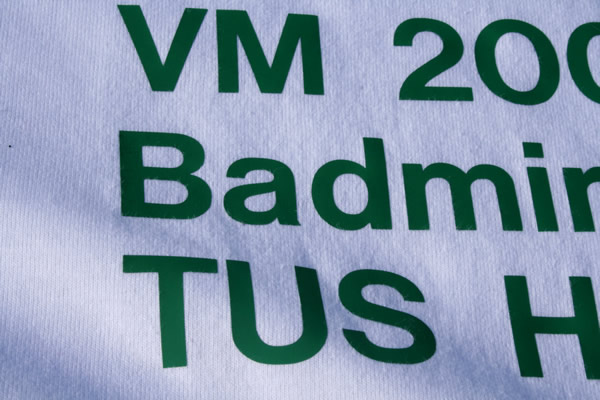 Badminton Mannschafts-Shirt für den TUS Harsefeld