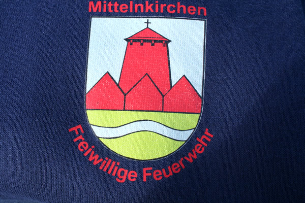 Dienst Pullover Beflockung, Logo Freiwillige Feuerwehr Mittelnkirchen